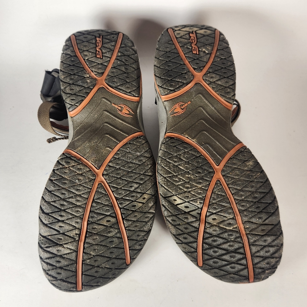 TEVA Men's Universal Buckle 2 Water Sandal Size 10 Khaki Shoes Outdoor - Picture 7 of 11